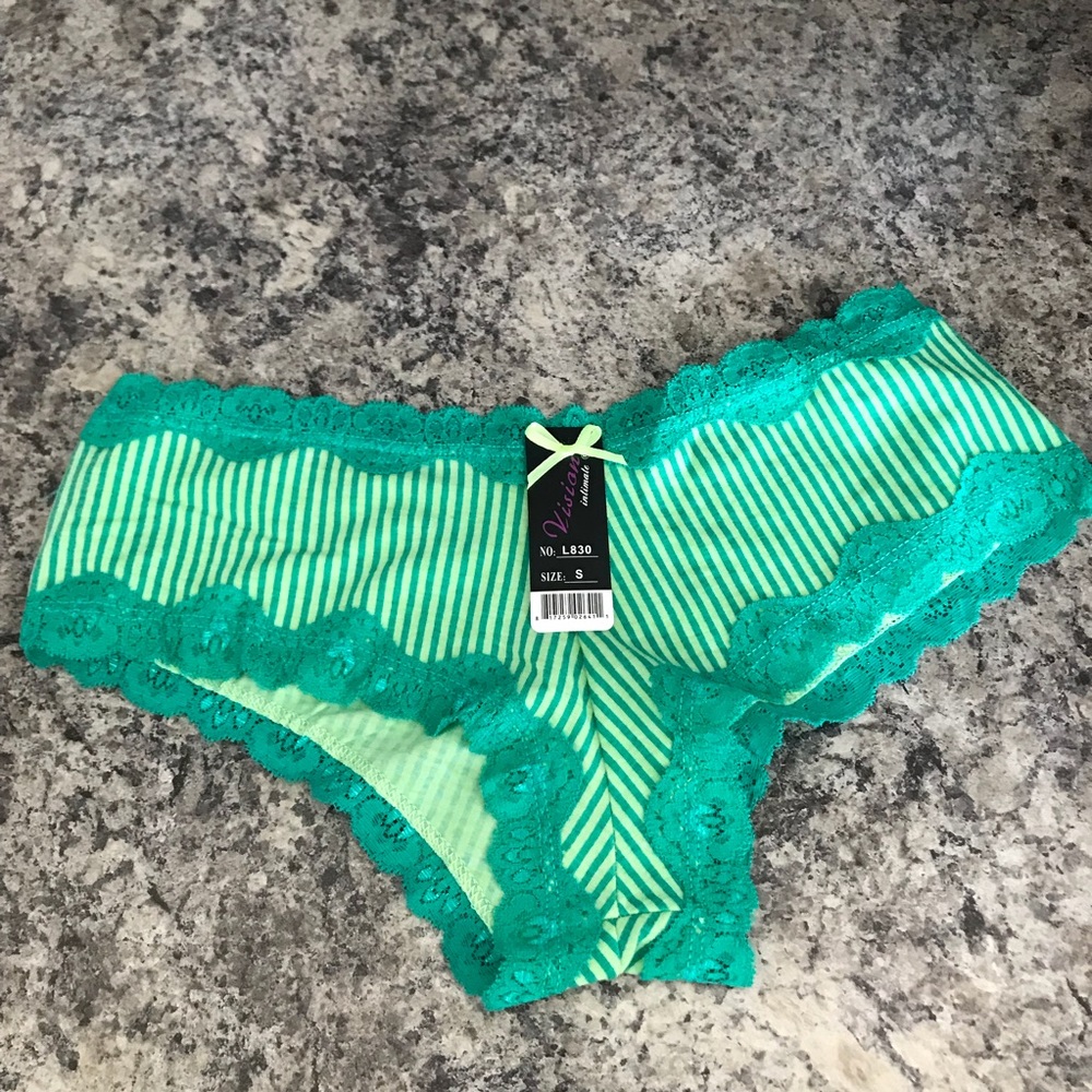 NWT Sexy Green Panties